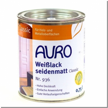 AURO Weißlack, seidenmatt, Classic Nr. 936