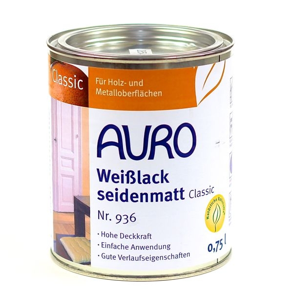 AURO Weißlack, seidenmatt, Classic Nr. 936